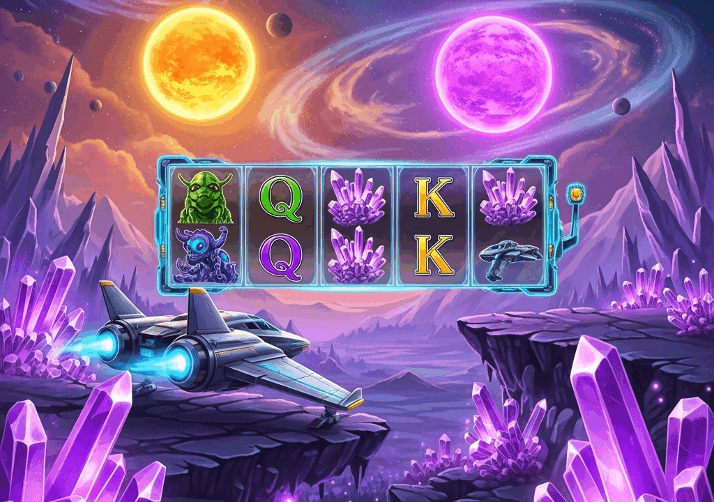Slot bertema petualangan di planet asing